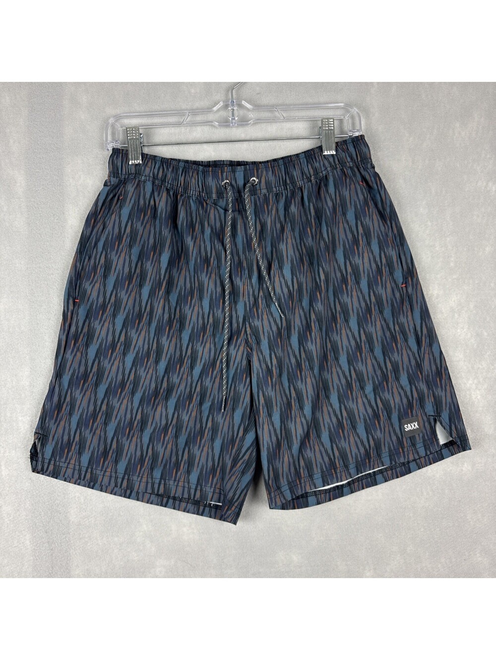 Saxx Multi-Sport 2n1 Lined Shorts Men’s Medium Ballpark Pouch‎ Blue AOP Athletic